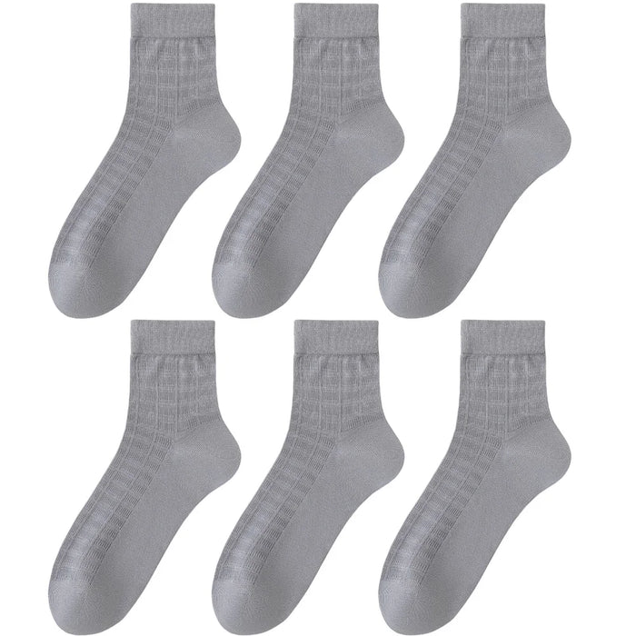 6 Pairs Men Summer Bamboo Fiber Socks