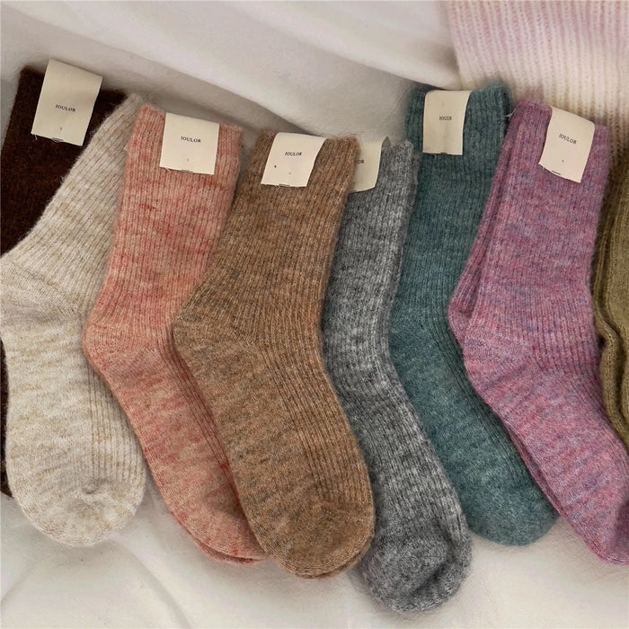 Thermal Women Socks 9% Wool Cashmere Thicken Warm Long Socks
