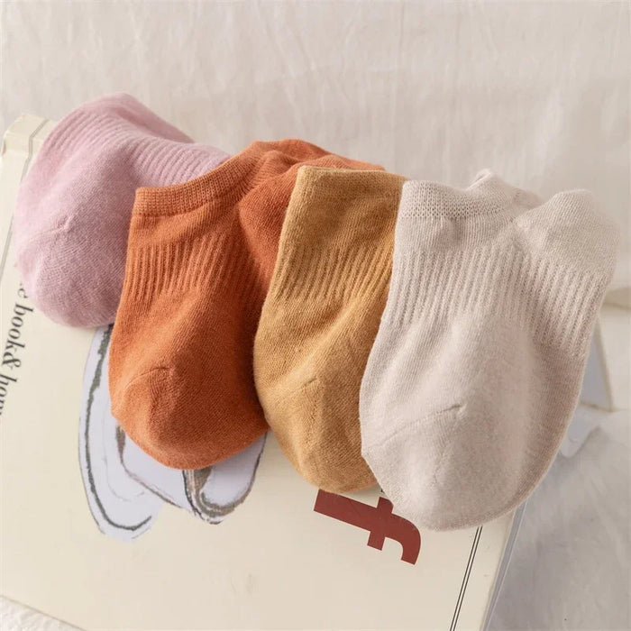 5 Pairs/  Invisible Low Cut Socks