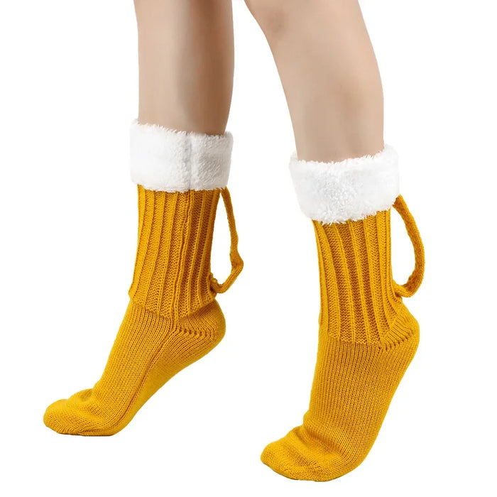 3D Beer Mug Socks