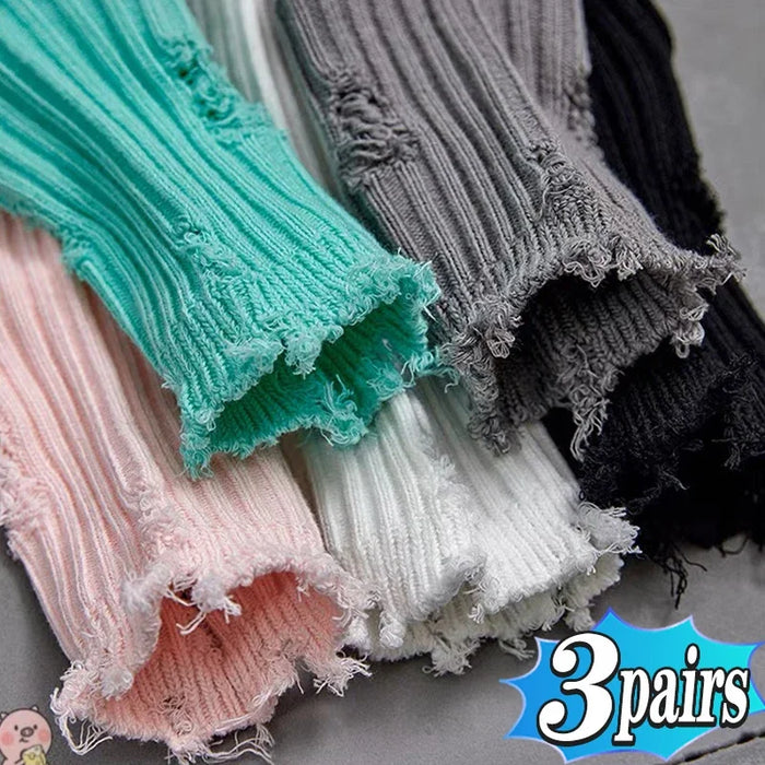 Women Ripped Socks