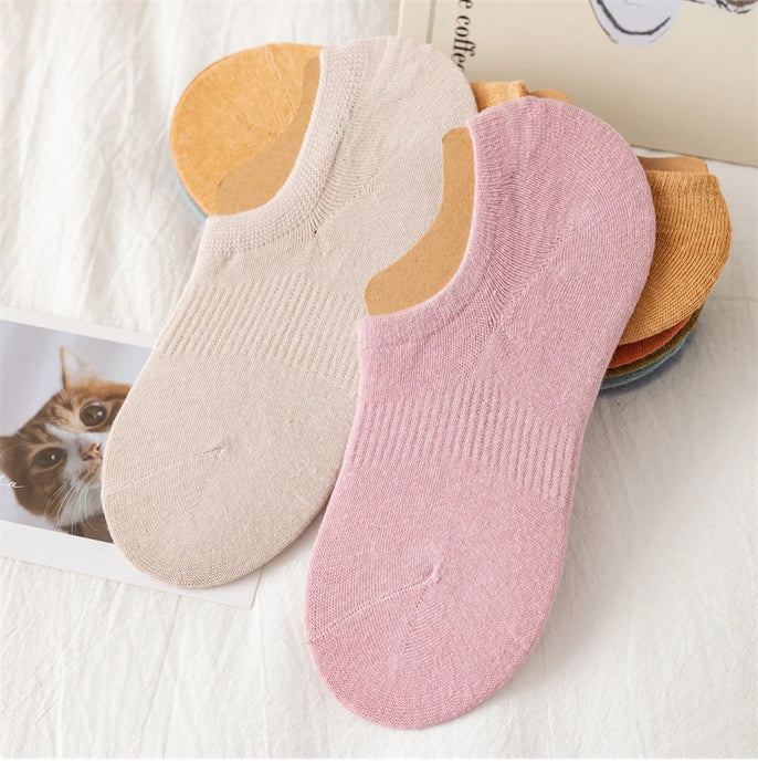 5 Pairs/  Invisible Low Cut Socks