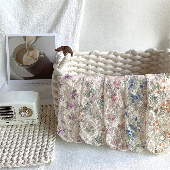 Lace Flower Loose Long Socks