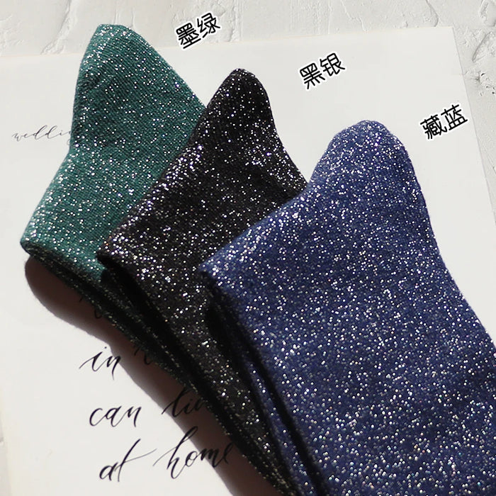 29 colours fashion shiny socks