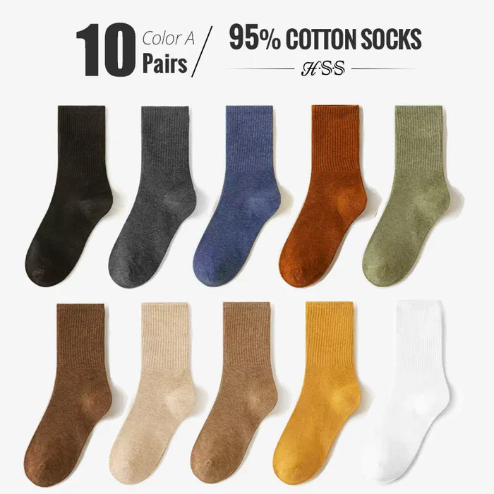 5-10-pairs-95-combed-cotton-socks-men-business-dress-long-socks-soft-breathable-spring-summer-colorful-sock-for-man-5pairs-lot