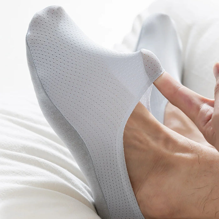 5P/ Men Non Slip Invisible Socks