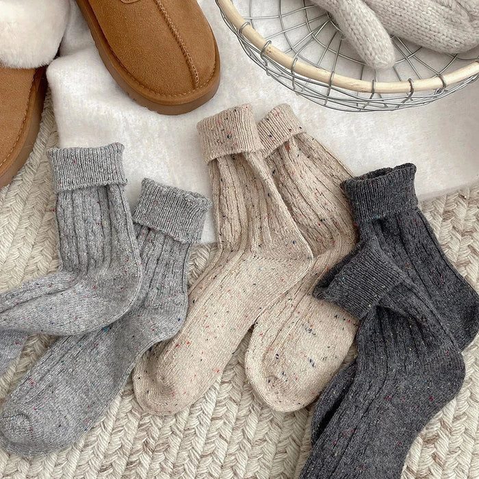 1-3-4-pairs-womens-wool-thick-socks-autumn-and-winter-striped-thick-warm-retro-coffee-womens-socks-mid-tube-socks