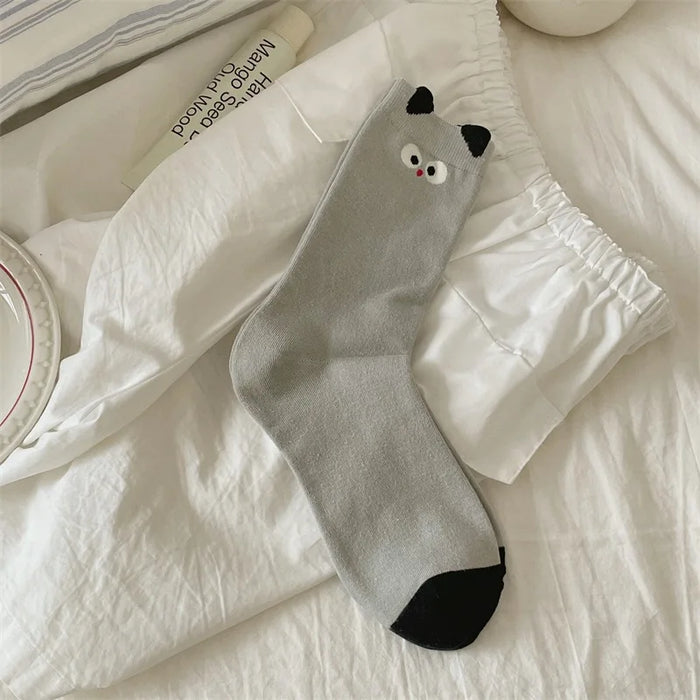 Long Preppy Style Cartoon Socks
