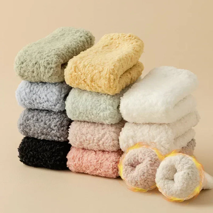 3 Pairs Women/ Men Slipper Winter Couple Socks