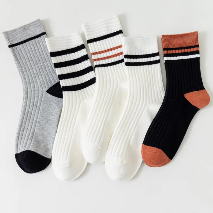 5-pairs-of-mens-socks-autumn-and-winter-vintage-fun-fashion-athletic-socks-sports-trend-socks