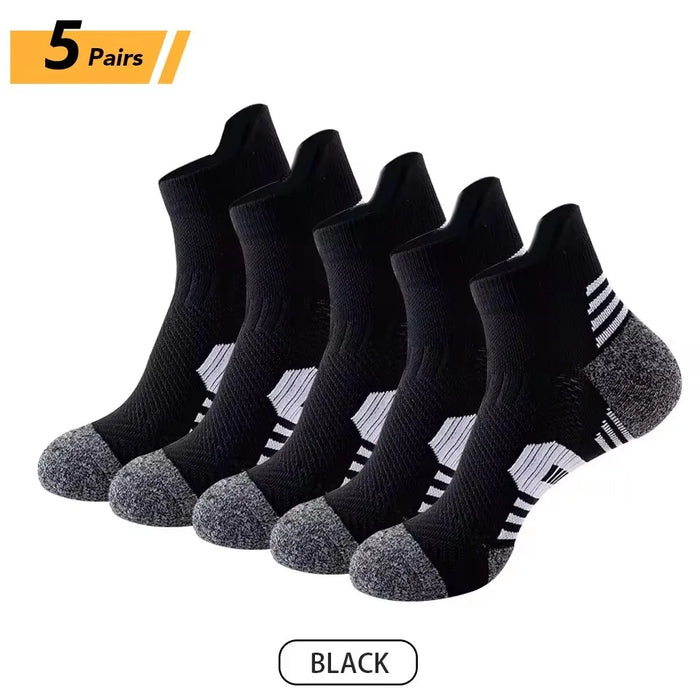 3/5Pairs Men's Sport Socks Breathable Outdoor Running