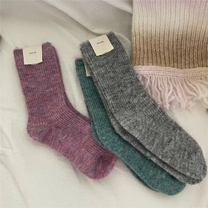 Thermal Women Socks 9% Wool Cashmere Thicken Warm Long Socks
