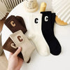 5-pairs-of-womens-c-letter-printed-socks-fashionable-and-versatile-mid-length-socks-casual-and-comfortable-sports-socks