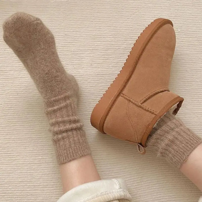 Winter Socks Women Cashmere Wool Thicken Warm Women Socks