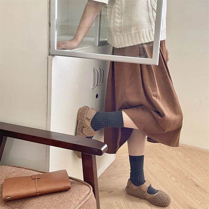 Japanese Style School Girls High Socks