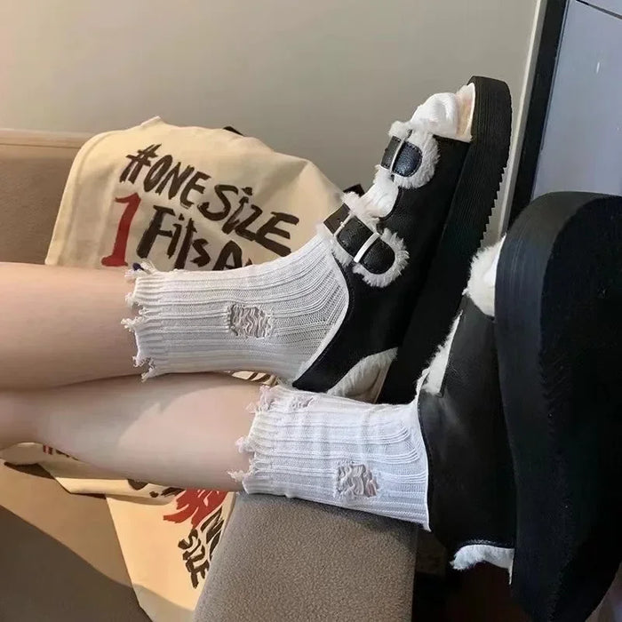 Women Ripped Socks