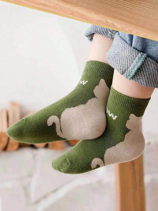 5-pairs-of-four-season-baby-socks-spring-fall-cartoon-kitten-winter-mid-tube-kidsrens-socks-boys-and-girls-kidsrens-socks