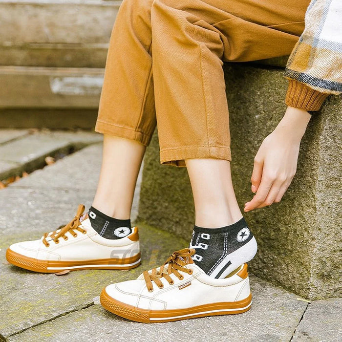 Men's and Women's  Comfortable Cotton Sock Slippers Socks