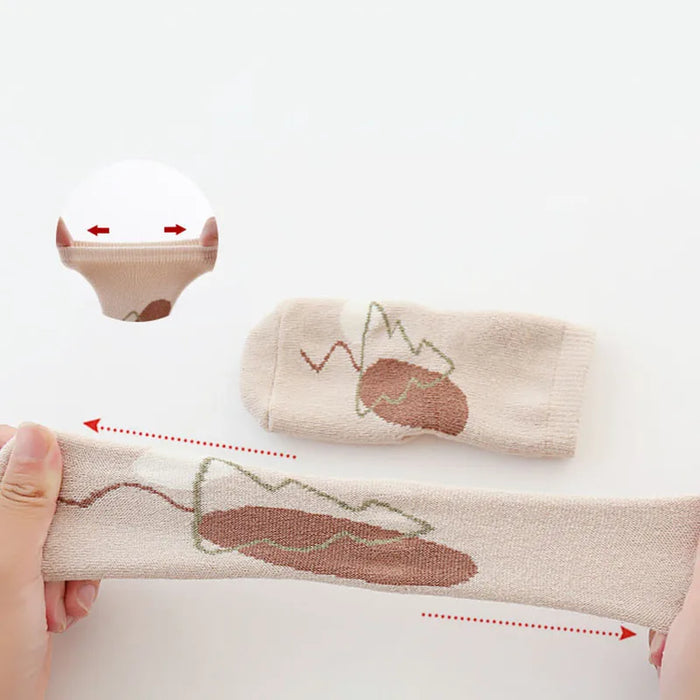 3 Pairs Winter Terry Fur Thicken Kids Newborn Baby Anti-slip Socks