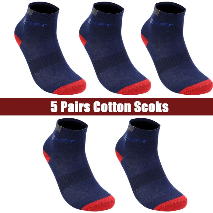 5 Pairs / Cotton Sock for Men Sport