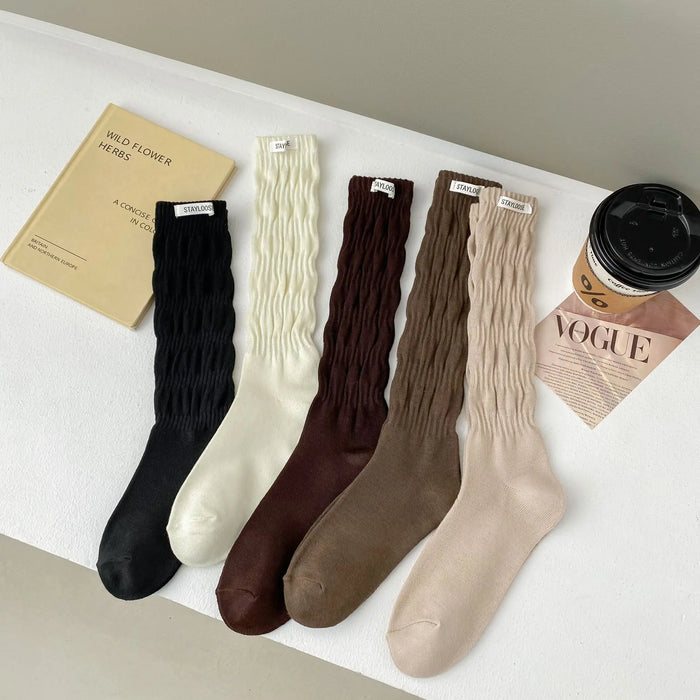 1-pairs-fashion-cool-lolita-woman-cute-warm-socks-set-female-lady-autumn-winter-knitted-long-black-white-socks-for-women