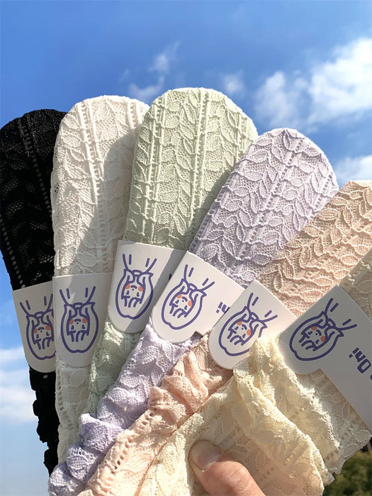 Summer Thin Hollow Breathable Loose Long Socks