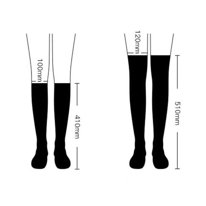 Ice Silk Sunscreen High Sports Pressure Socks
