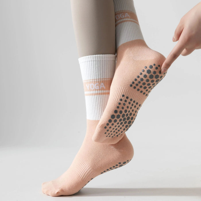 Yoga Socks for Women Nylon Pure Cotton Non slip