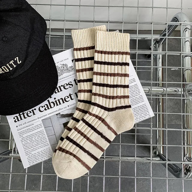 Various Stylish Cotton Medium Tube Design Socks