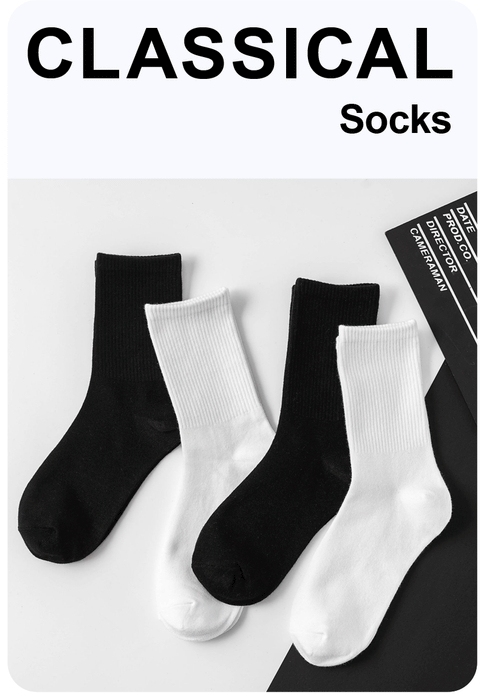 6/12 Pairs Middle Tube Socks For Men  Socks