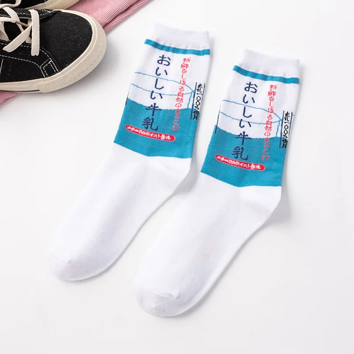 Fashion Streetwear Hip Hop Style Cartoon Socks