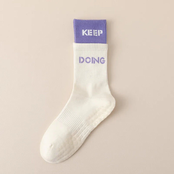 yoga-socks-womens-mid-calf-socks-fitness-sports-cotton-socks-long-tube-double-layer-socks-floor-non-slip-dance-socks