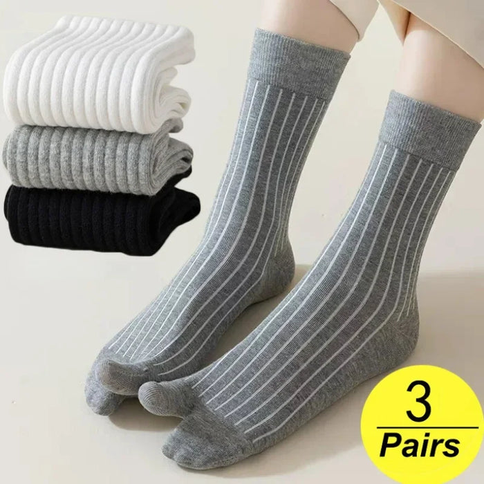 1/3 Pairs Japanese Tabi Toe Socks