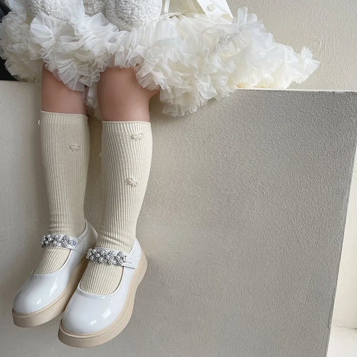 Bow Design Kids Simplicity Fashion  Socks
