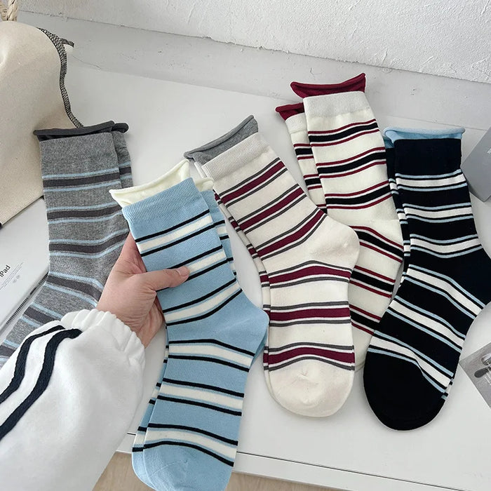 Various Stylish Cotton Medium Tube Design Socks