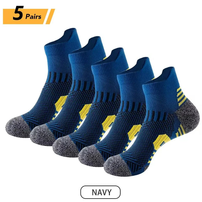 3/5Pairs Men's Sport Socks Breathable Outdoor Running