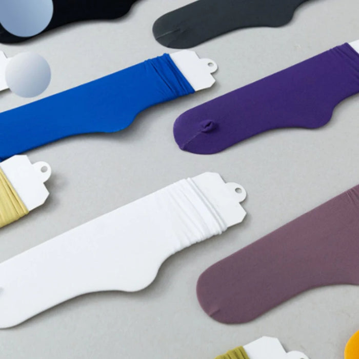 Ice Loose Calf Tube Sock Colorful Knee Nylon Socks