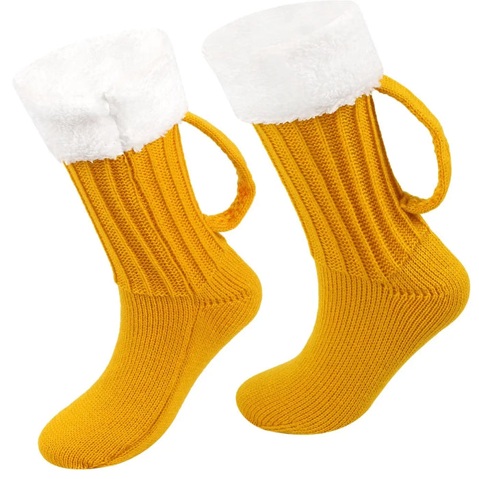 3D Beer Mug Socks