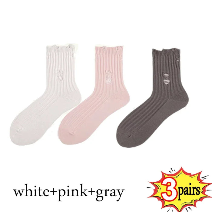 Women Ripped Socks