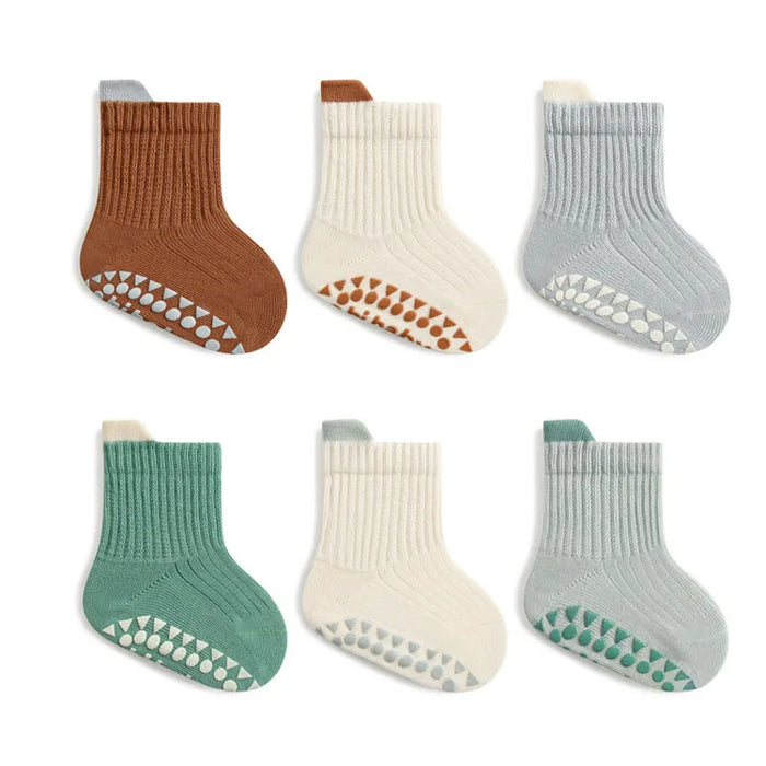 3 Pairs/  Kids Cotton Socks Boys and Girls Daily Simple