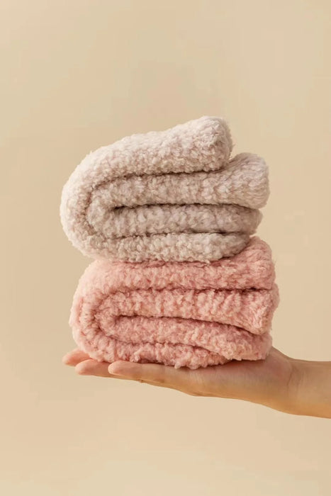 3 Pairs Women/ Men Slipper Winter Couple Socks