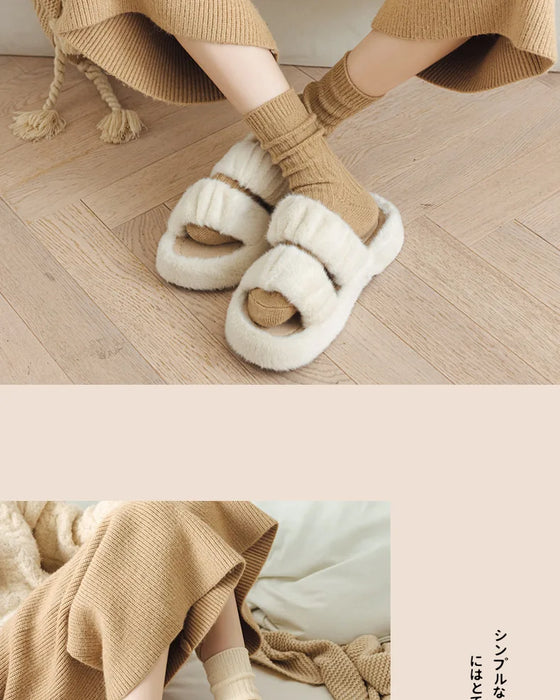 Warm Velvet Cashmere Wool Diamond Winter Socks