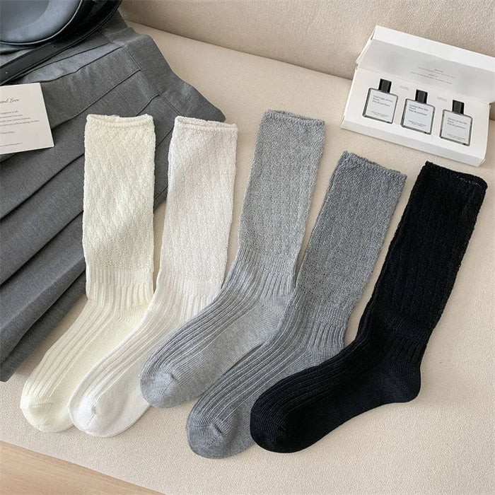 Ballet Wind Solid Color Stockings Socks