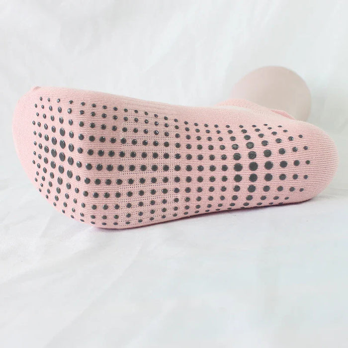 women-yoga-socks-sports-anti-slip-silicone-fitness-professional-training-running-pilates-protecting-heel-ear-short-socks-cotton