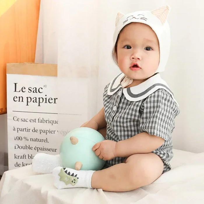 Animal Print Baby Socks Baby Toddler Non-slip Newborn Cotton Socks