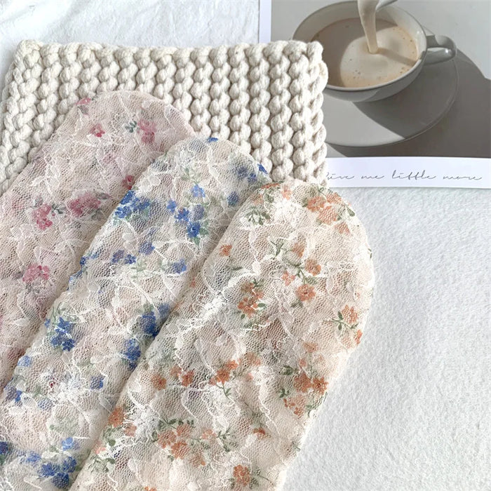 Lace Flower Loose Long Socks
