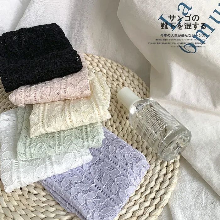 Summer Thin Hollow Breathable Loose Long Socks