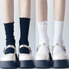 fashion-new-ruffle-socks-for-women-mid-crew-middles-tube-ankle-high-breathable-cotton-socks-black-white-beige-female-cute-sock