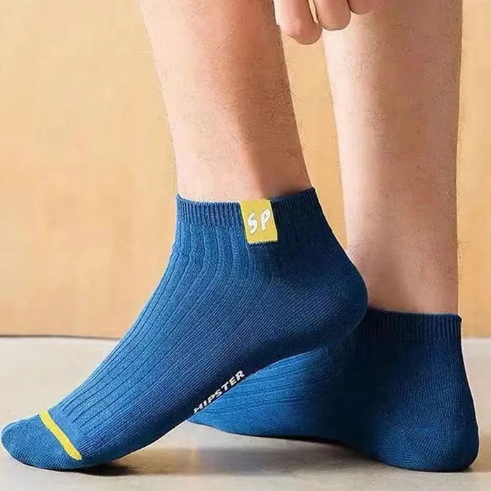 5 Pairs Men Breathable Daily Short Socks