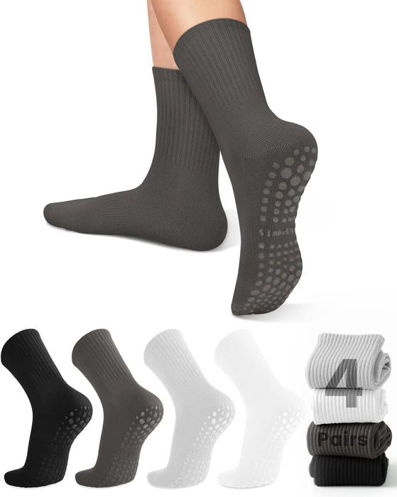 4-6 pairs of women's anti slip grip yoga Pilates ballet socks